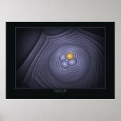 Poster van de vruchtbaarheid op zwart (Voorkant)