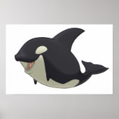 Poster van de vulwalvis (Voorkant)