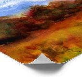 Poster van de vuurtoren van Cape Pogue - Martha's  (Hoek)