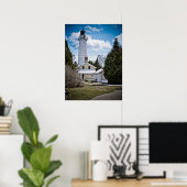Poster van de vuurtoren van het Deurland (Thuiskantoor)