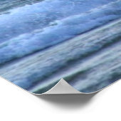 Poster van de vuurtoren van het meer Michigan St.  (Hoek)