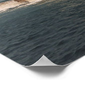 Poster van de vuurtoren van het meer van Michigan (Hoek)