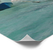 Poster van de vuurtoren van Puerto Morelos (Hoek)
