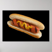 Poster van de warme hond (Voorkant)