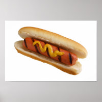 Poster van de warme hond