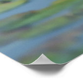 Poster van de waterlievelmeer Waterverf (Hoek)