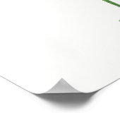 Poster van de Waterverf van Tropisch leder (Monste (Hoek)