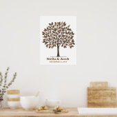 Poster van de Weddenschap - Natural Brown (Keuken)