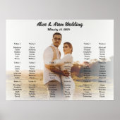 Poster van de weduwenkaart met foto (Voorkant)