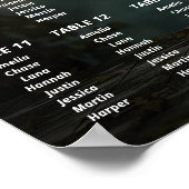 Poster van de weduwenkaart met foto (Hoek)