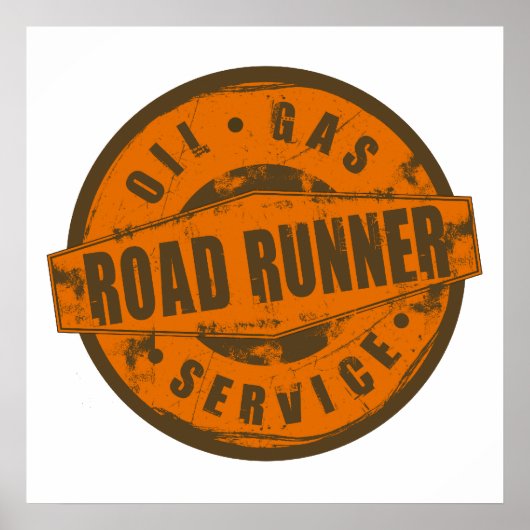 Poster van de wegloper (Voorkant)