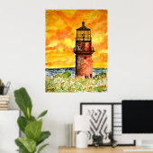 poster van de wijngaard van de gaffelkast marthas (Thuiskantoor)