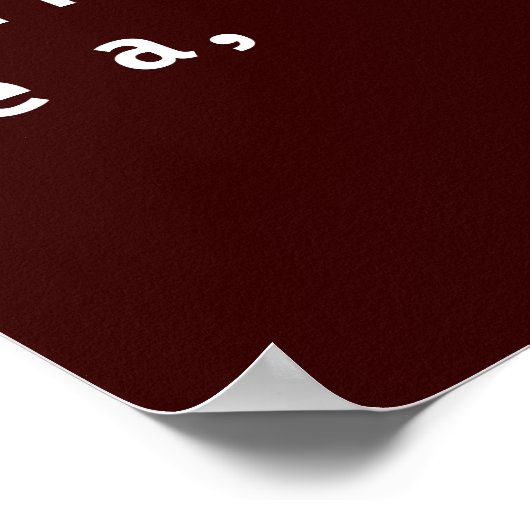 POSTER VAN DE WINDKOSTEN (Hoek)