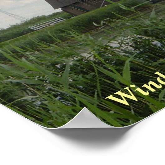 Poster van de windmolen (Hoek)