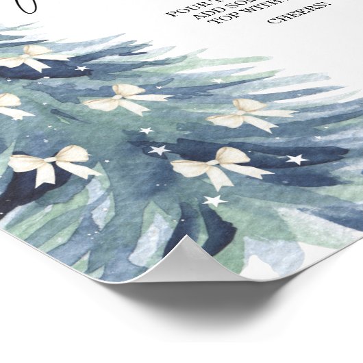 Poster van de winterboom Mon-osa (Hoek)