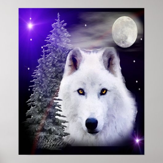poster van de wolf (Voorkant)