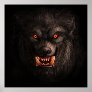 Poster van de wolf (Lycanthropy)