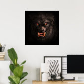 Poster van de wolf (Lycanthropy) (Thuiskantoor)