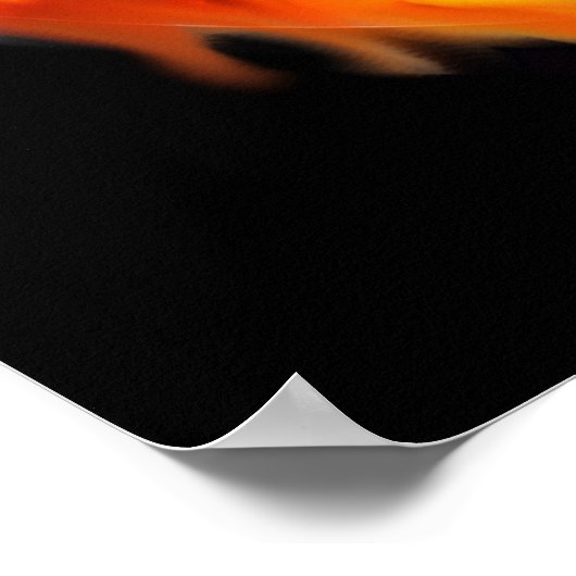 Poster van de wrijvende Barber (Hoek)