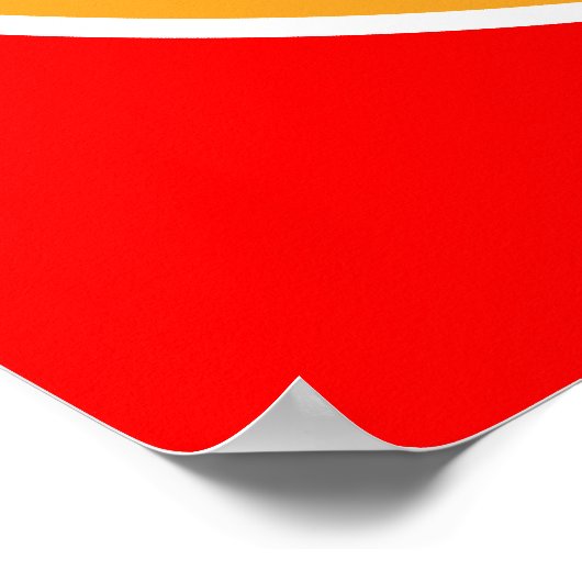 Poster van de Wyoming rodeo-zonsopgang (Hoek)