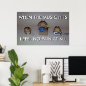 poster van de zeeflap (Thuiskantoor)