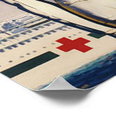 Poster van de zeemacht WW II (Hoek)