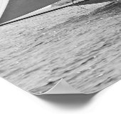 Poster van de Zeilboot Vigilant 1893 (Hoek)