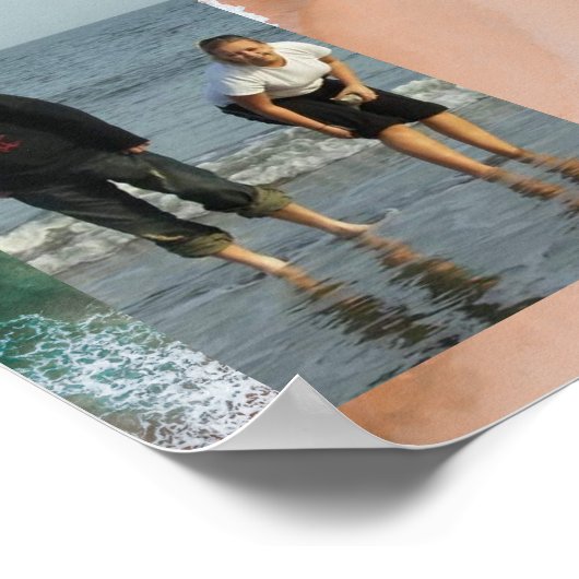 Poster van de zomervakantie voor de kust van elke  (Hoek)