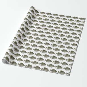 Poster van de Zwarte Crappie Cadeaupapier