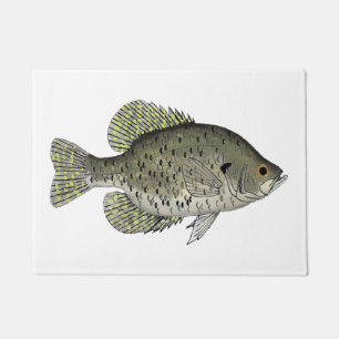 Poster van de Zwarte Crappie Deurmat