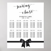 Poster van de zwarte en witte weddenschapenkaart 1 (Voorkant)