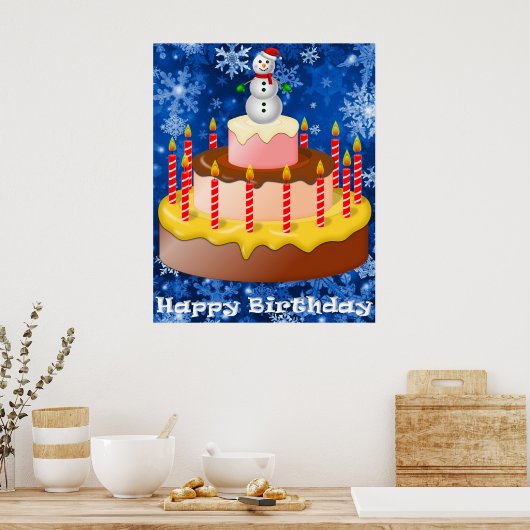 Poster van december (Keuken)