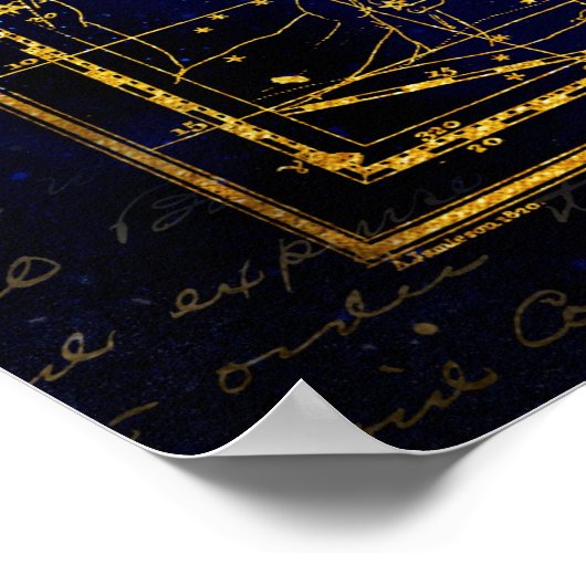 poster van delphinus constellation (Hoek)