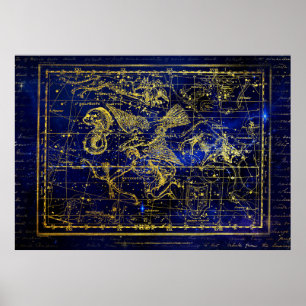 poster van delphinus constellation