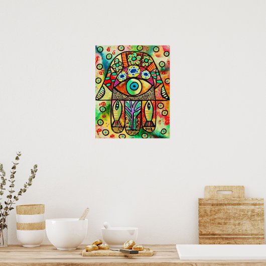 Poster van dode Zeeen vishamsa (Keuken)