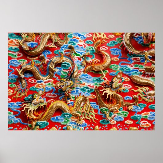 poster van drakentempel (Voorkant)