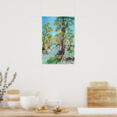 Poster van droombomen (Keuken)