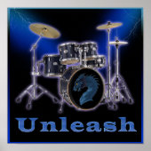 Poster van drummers (Voorkant)