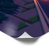 Poster van Dubai Verenigde Arabische Emiraten (Hoek)