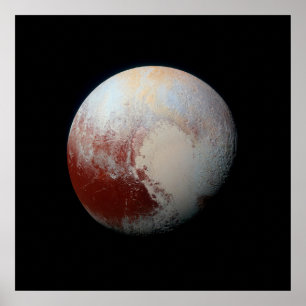 Poster van Dwarf Planet Pluto door NASA New Horizo
