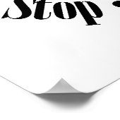 Poster van edele springstoffen (Hoek)