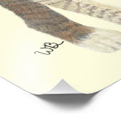 Poster van een lapjeskatje (Hoek)