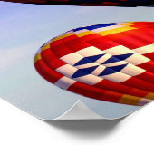 Poster van een luchtballon (Hoek)