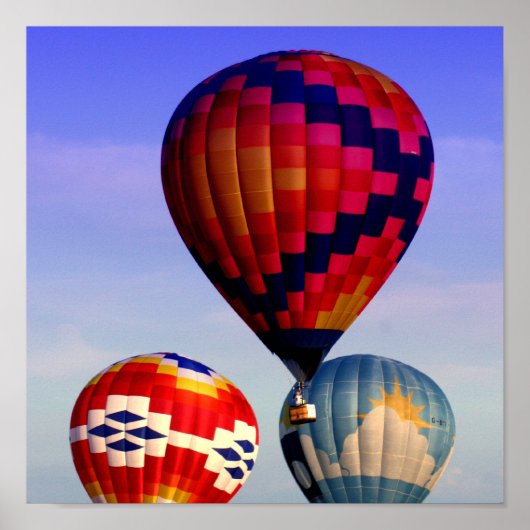 Poster van een luchtballon (Voorkant)
