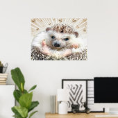 Poster van Egel Love (Thuiskantoor)