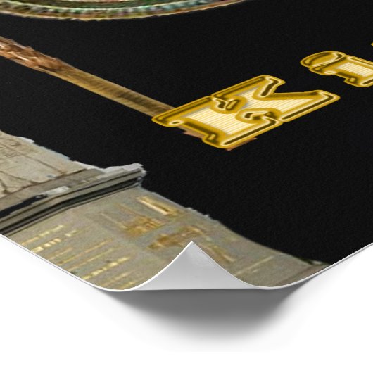 Poster van Egyptische koning tut (Hoek)