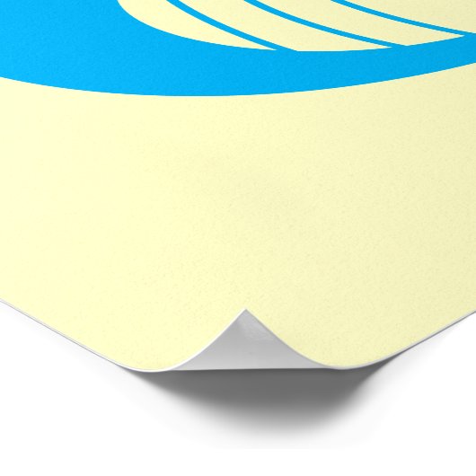 Poster van eigenkleurige koeienvogels (Hoek)