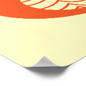 Poster van eigenkleurige koeienvogels (Hoek)