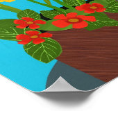 Poster van Episcia en Daffodil (Hoek)