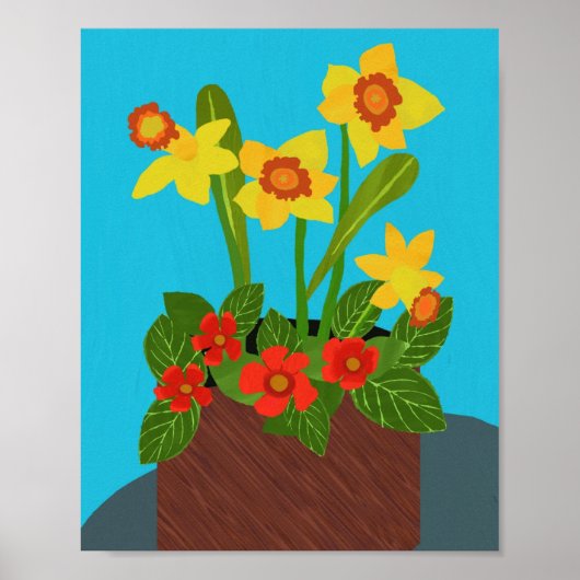 Poster van Episcia en Daffodil (Voorkant)